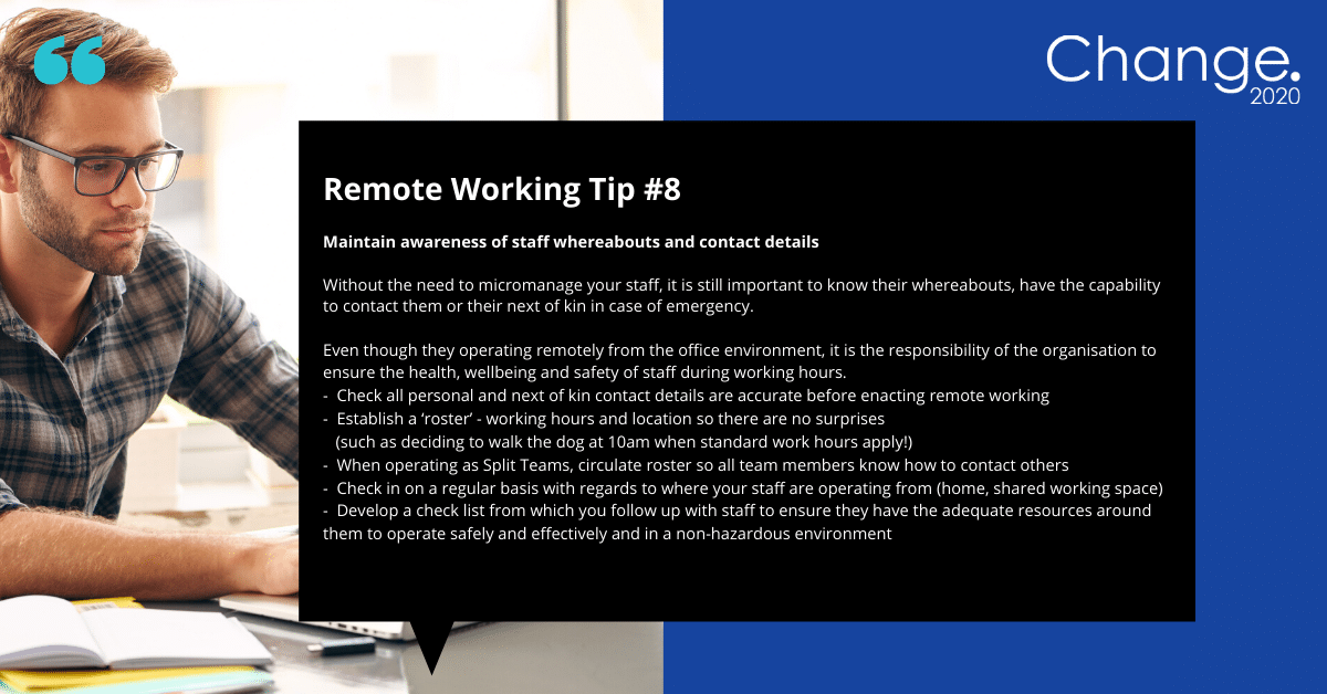 Remote Working Tip #8