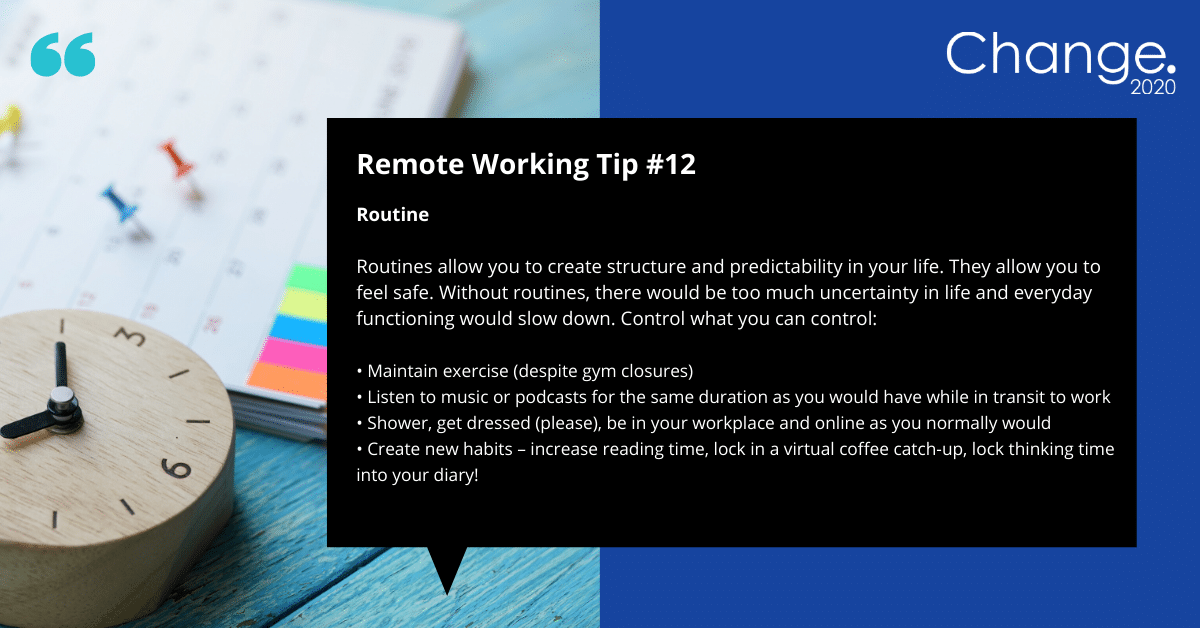 Remote Working Tip #12
