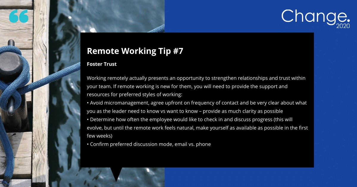 Remote Working Tip #7